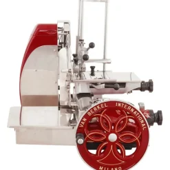 Berkel Affettatrice Volano Fiorato B116 colore Rosso - Decori Oro