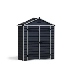 Canopia Skylight Casetta Da Giardino in Policarbonato 90X185X217 cm Grigio Scuro