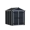 Canopia Skylight Casetta Da Giardino in Policarbonato 229X185X217 cm Grigio Scuro
