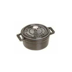 Staub Cocotte 10 cm Grigia Graphite in Ghisa