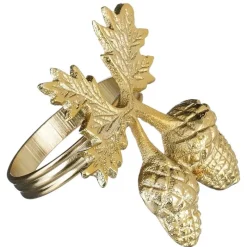 Edelman Portatovagliolo foglia oro